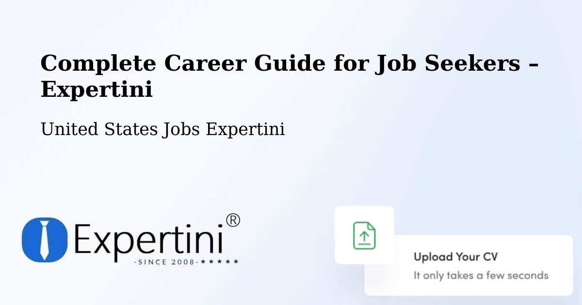 Career Guide for Job Seekers – Saddle Brook - Saddle Brook, United States Jobs Expertini