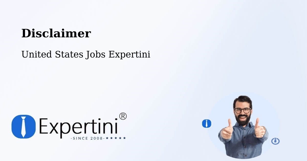 Disclaimer – Saddle Brook - United States Jobs Expertini