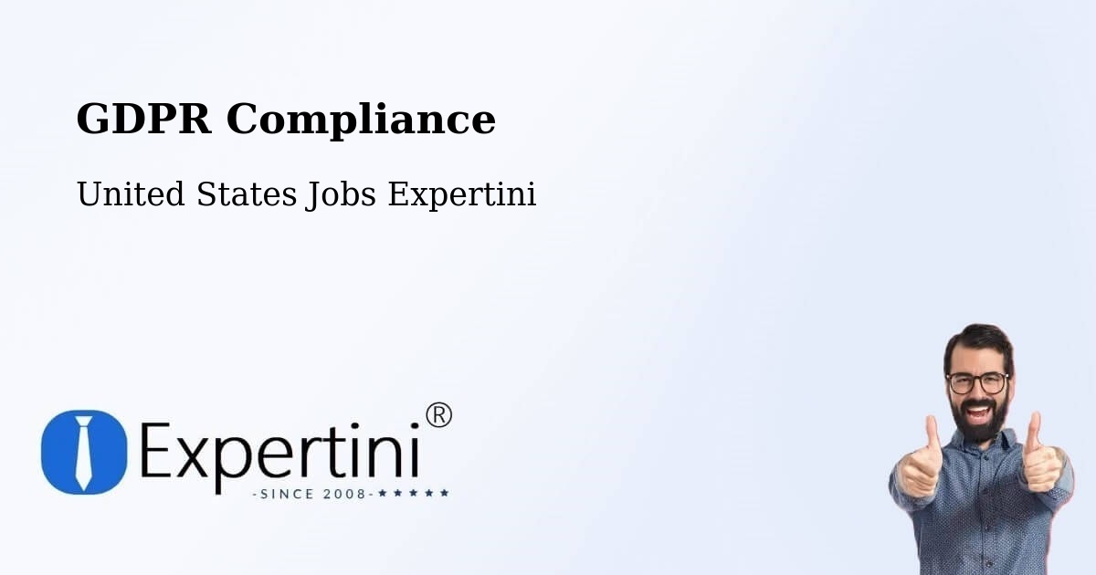 EU GDPR Compliance Statement – Saddle Brook - United States Jobs Expertini